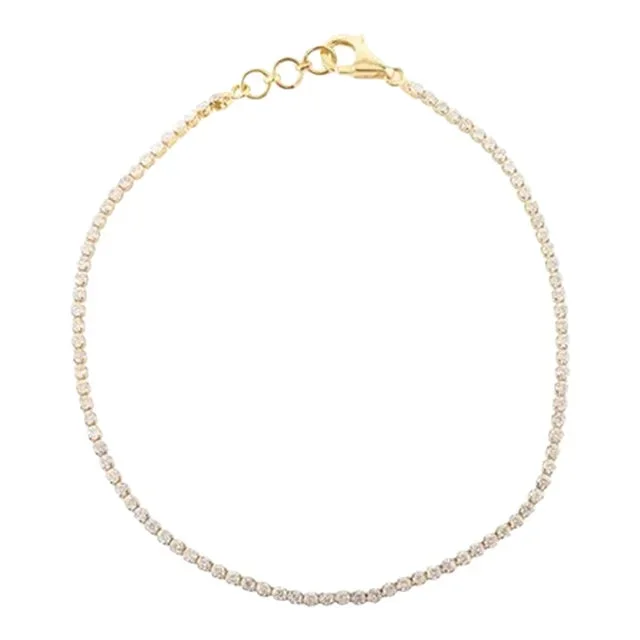 1.25 Carat Round Diamond Stackable Tennis Bracelet