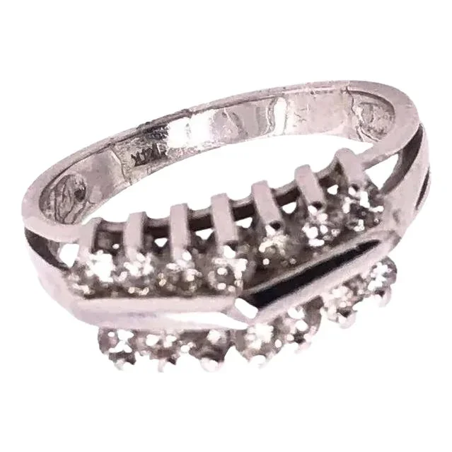 14 Karat White Gold Diamond Ring Wedding / Bridal / Anniversary