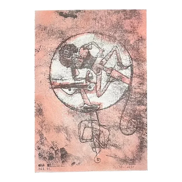1947 Paul Klee Engraving 33 the One in Love 1923