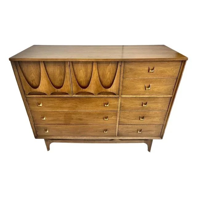 1960s Broyhill Brasilia Magna Highboy Dresser