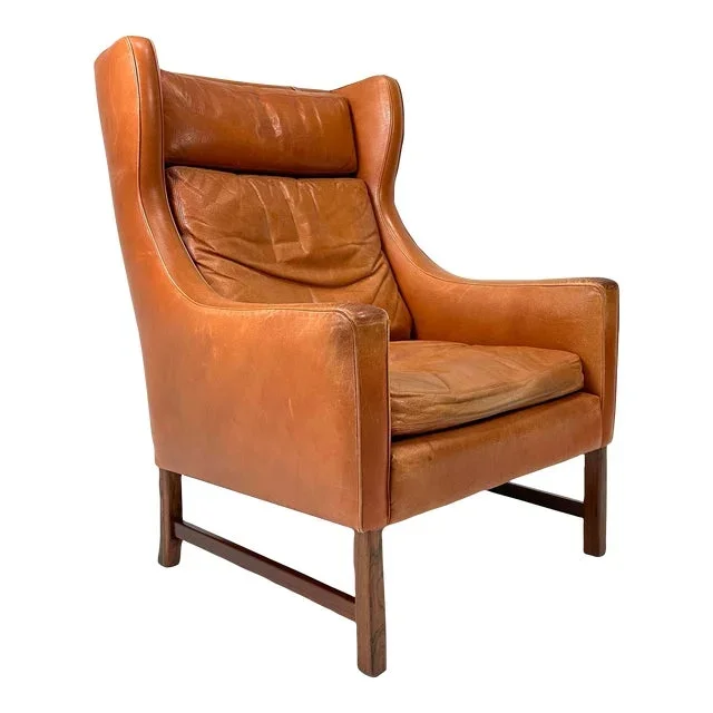 1960s Fredrik Kayser Leather Lounge Chair