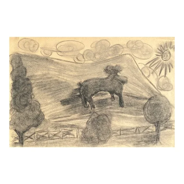 1960s Larry Connatser Farm Landscape
