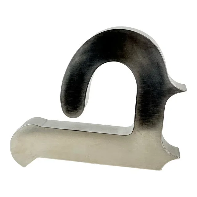 1960s Mid-Century Modern Vintage Abstract Form Steel Table Sculpture, 1 of 3