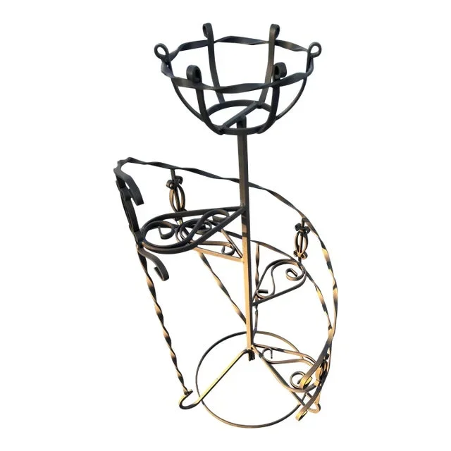1960s Spiral Plant Stand