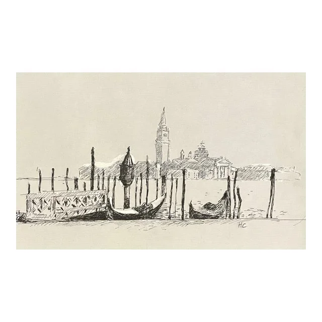 1970s Hayward Cirker View of Venice