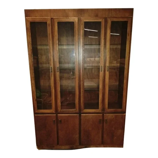 1970s Vintage Founders Illuminated Display Cabinet