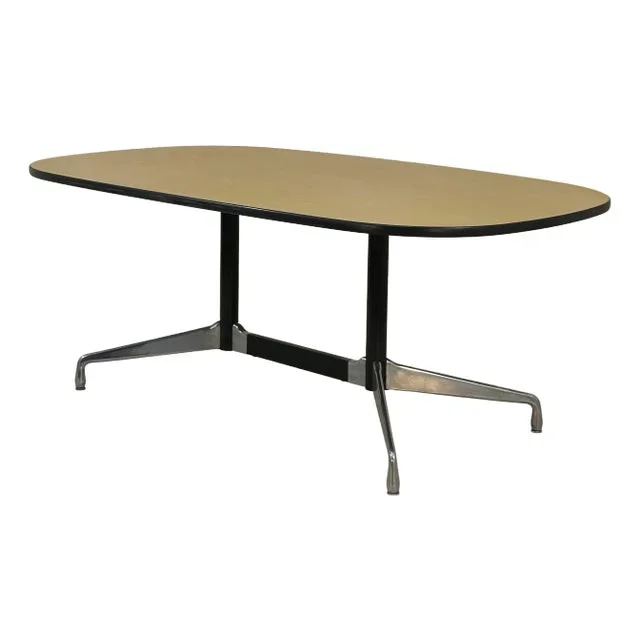1980s Charles & Ray Eames for Herman Miller 6′ Conference Dining Table