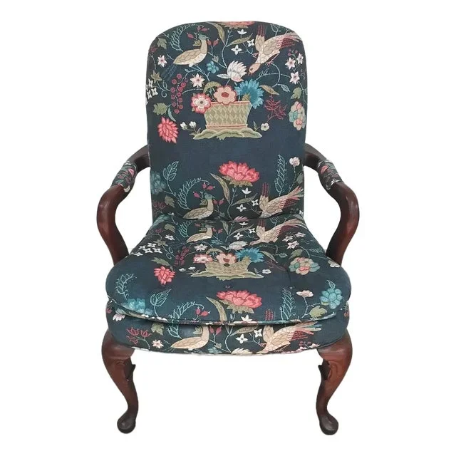 1990s Folk Art Accent Chair
