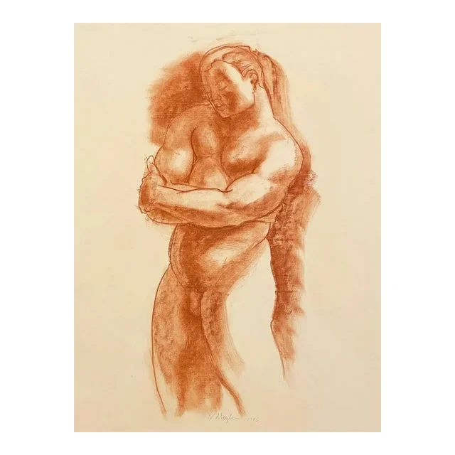 1996 Neil Meitzler Standing Muscular Male Nude