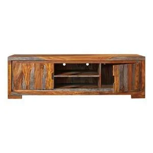 2-door TV Console Sheesham Grey