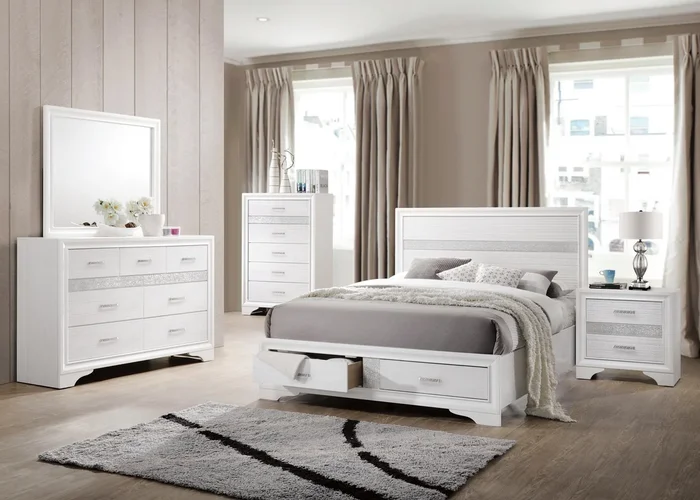 205111KE S4 E KING 4PC SET (KE.BED,NS,DR,MR)