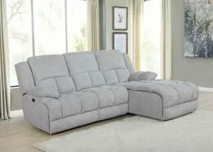 3 PC Power Sectional