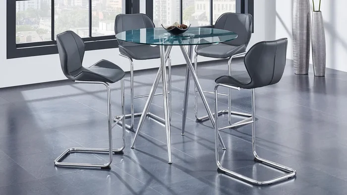 5 Piece Dining Room Set (D1503BT + D1446BS-GR)