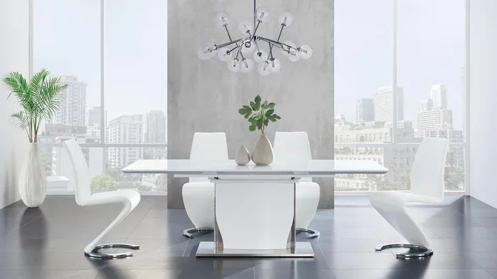 5 Piece Dining Room Set (D2279DT+D9002DC-WH)