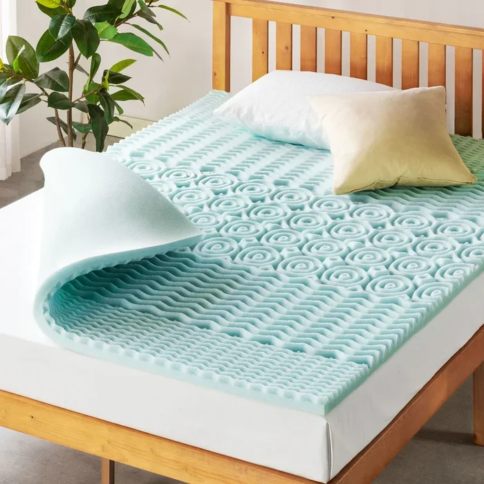 5-Zone Memory Foam : 2″ Gel