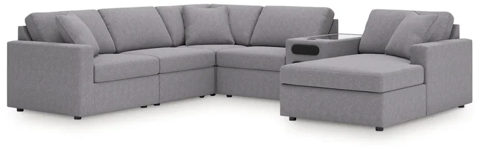 6-Piece Sectional With Audio System And Chaise