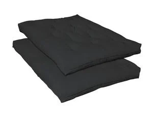 7-inch Deluxe Futon Pad Black