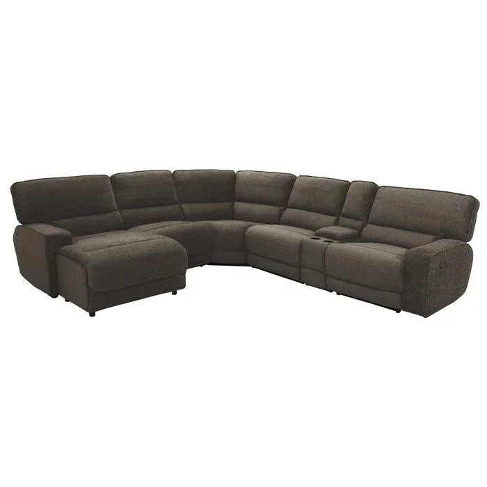 8238*6LCRR – (6)6-Piece Modular Reclining Sectional with Left Chaise