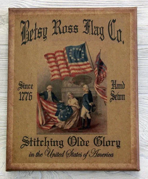 8X10 Betsy Ross Flag Canvas Print