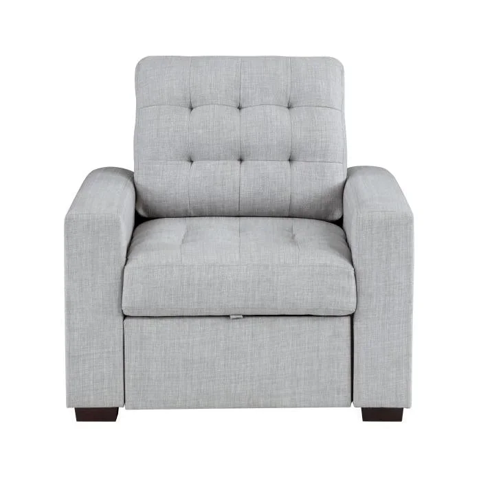 9916GY-1 – Chair with Pull-out Ottoman