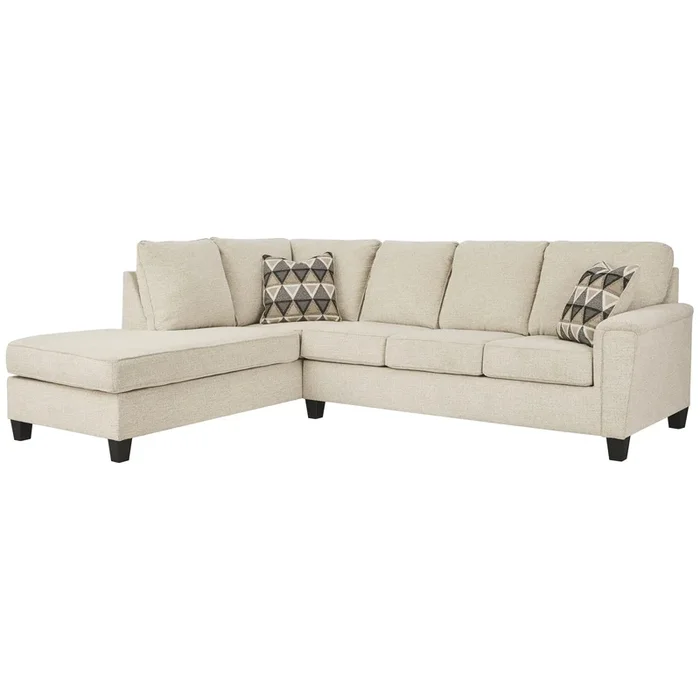 Abinger – Natural – Left Arm Facing Chaise 2 Pc Sectional