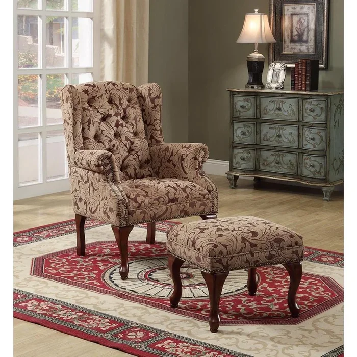 Accent Chair – Light Brown