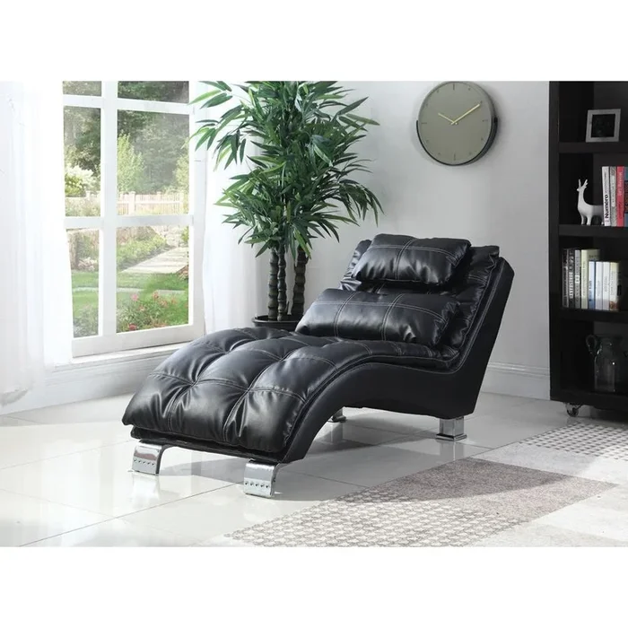 Accents: Chaises – Black – Chaise