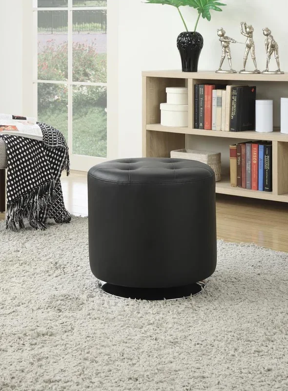 Accents: Ottomans – Black – Ottoman