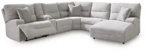 Acklen Place 6-piece Power Reclining Sectional With Chaise