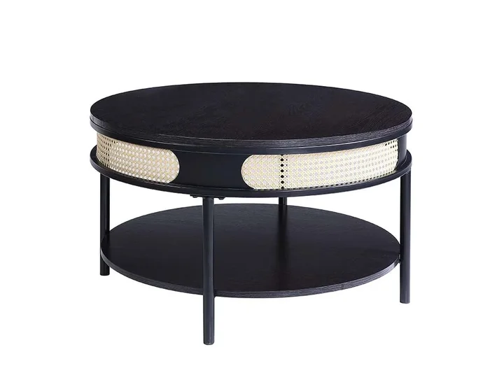 ACME Colson Black Finish Coffee Table Model LV01076