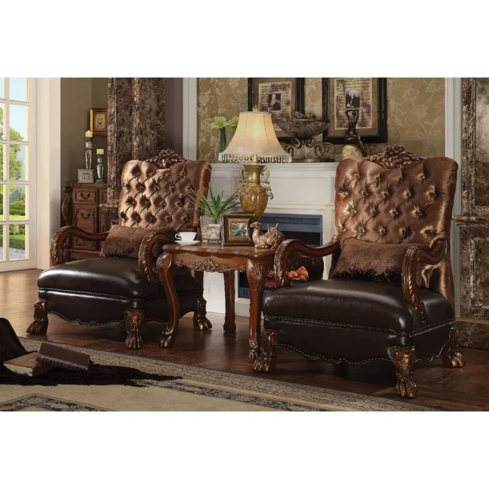 ACME Dresden Cherry Oak End Table Model 82096