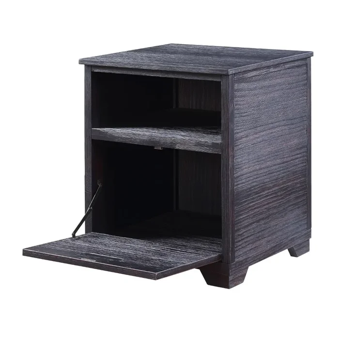 ACME Kamilia Antique Black End Table Model 85967
