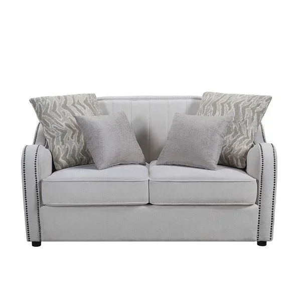 ACME Mahler Beige Linen Loveseat Model LV00579