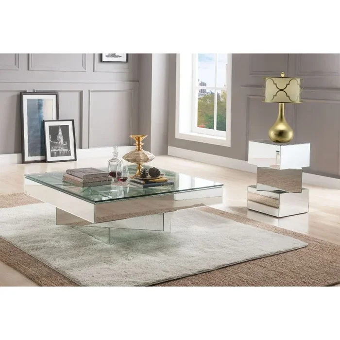 ACME Meria Mirrored Coffee Table Model 80270