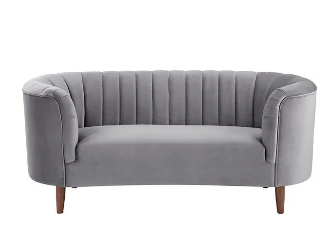 ACME Millephri Gray Velvet Loveseat Model LV00167