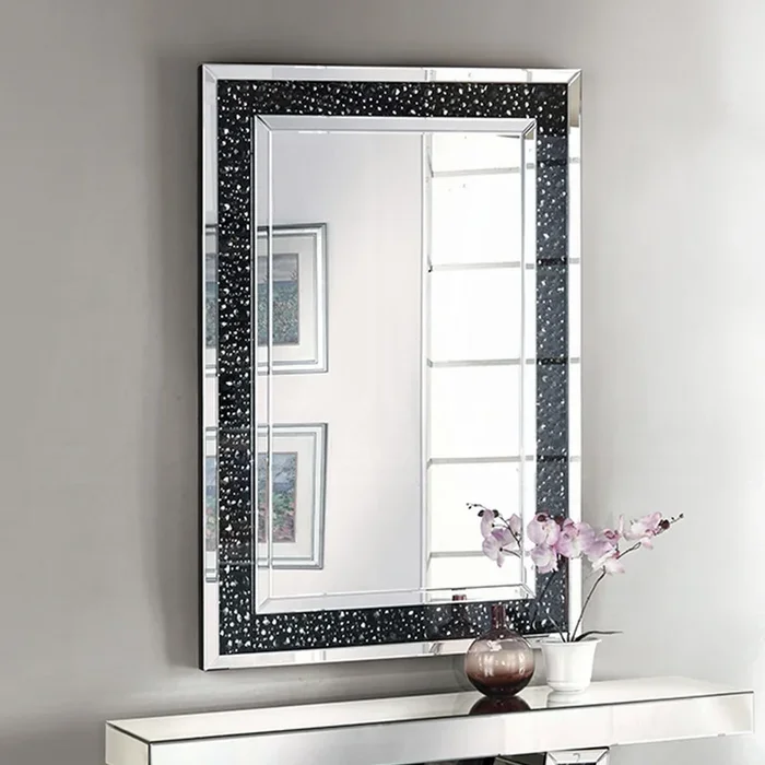ACME Noor Mirrored & Faux GemStones Wall Decor Model 97391