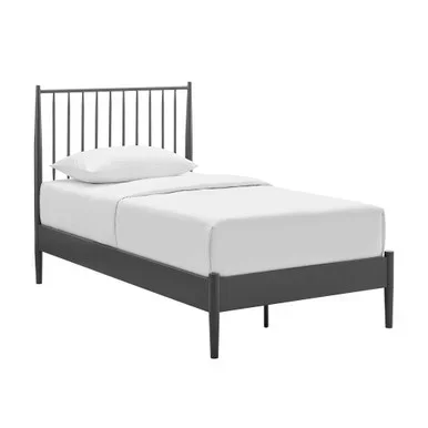 Adair Spindle Metal Twin Platform Bed / MOD-7217