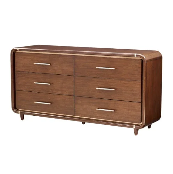 AICO Furniture Mason Park Dresser in Umber