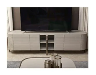 AICO Furniture Mod Dream Media Cabinet in Rich Champagne