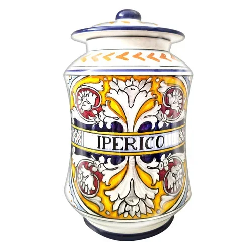 Albarello Jar (Writing: Iperico)