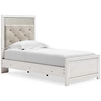 Altyra – White – Twin Uph Panel Headboard