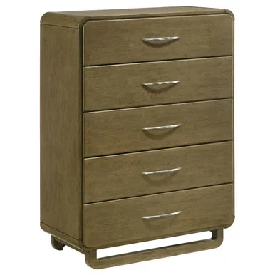 Amsbury 5-drawer Chest of Drawers Nutmeg / CS-224275