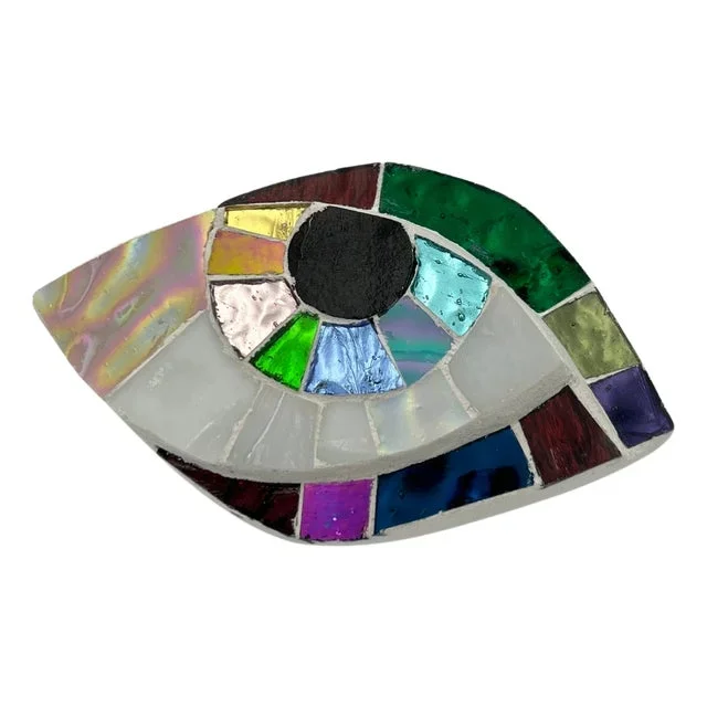 Anti Evil Eye Mosaic #11 Wall Sculpture by Ruth Minola Scheibler