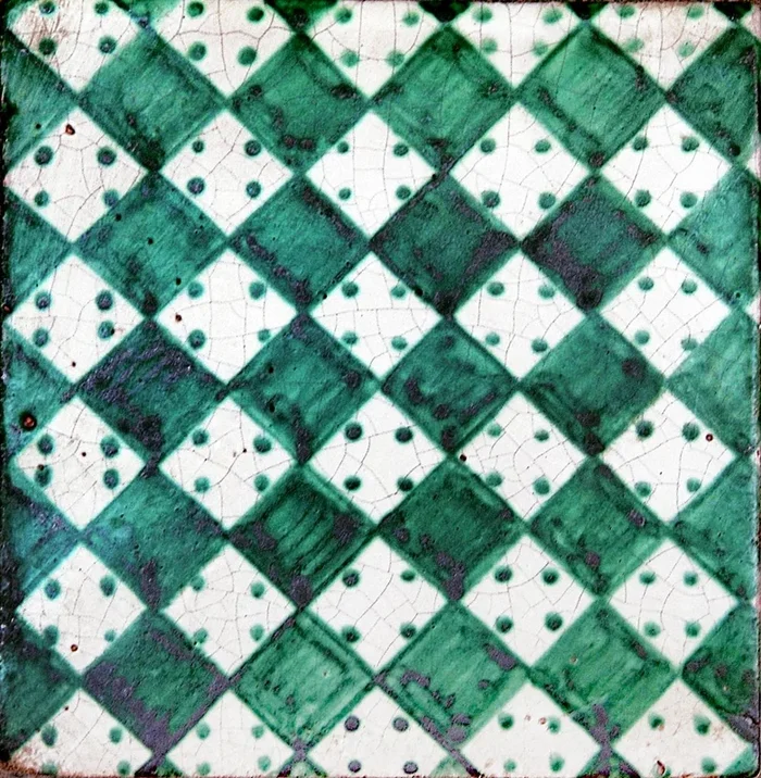 ANTICA DERUTA: Hand Painted Ceramic Authentic Deruta Tile