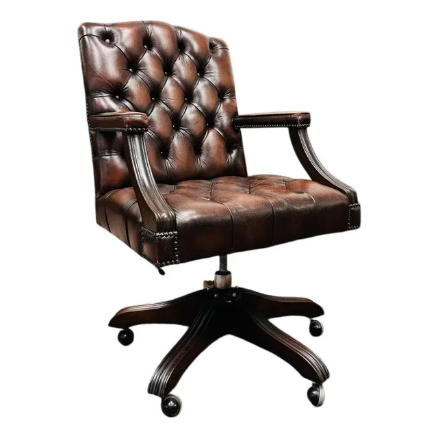 Antique Chesterfield President’s Chair