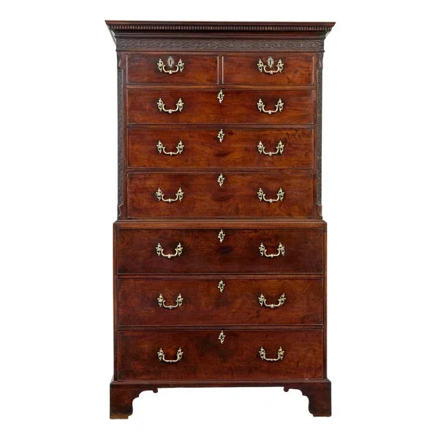 Antique Georgian Mahogany Secretaire, 1800