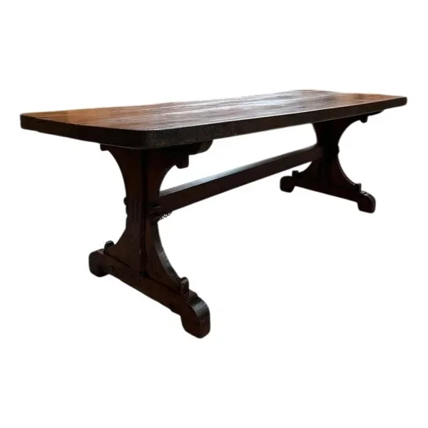 Antique Oak Farm Table