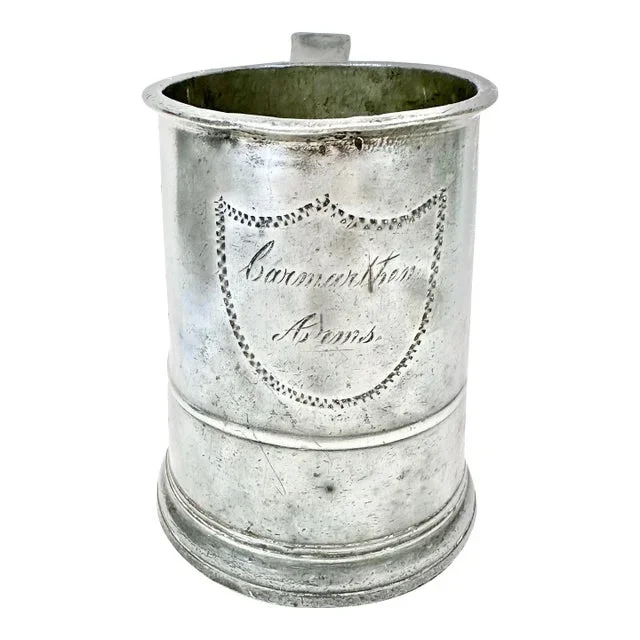 Antique Pewter Quart