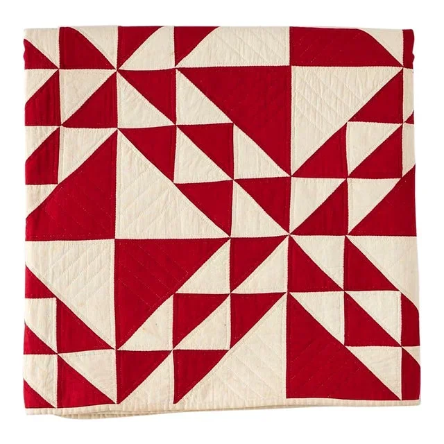 Antique Red and White Quilt