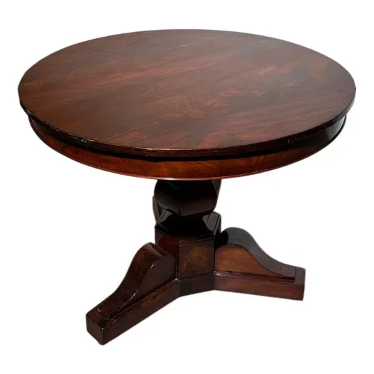 Antique Round Mahogany Table
